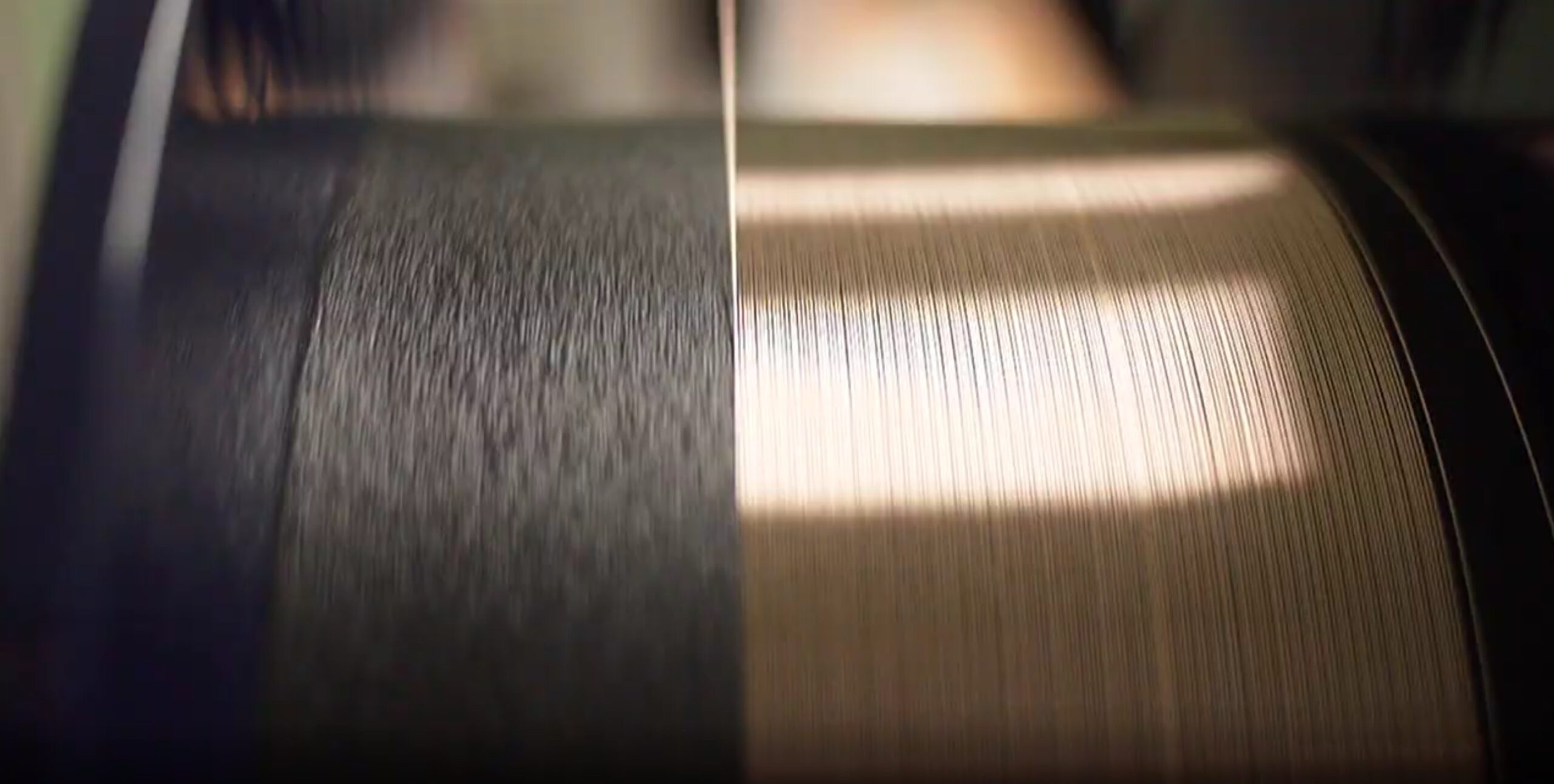 Metal coated fiber